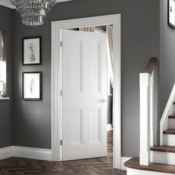 white internal door