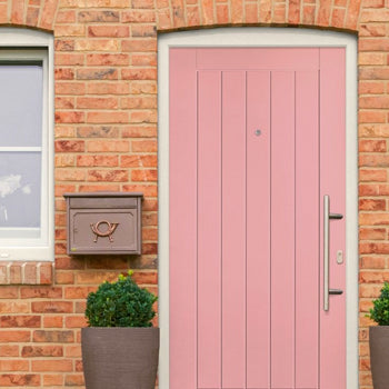 grey front door