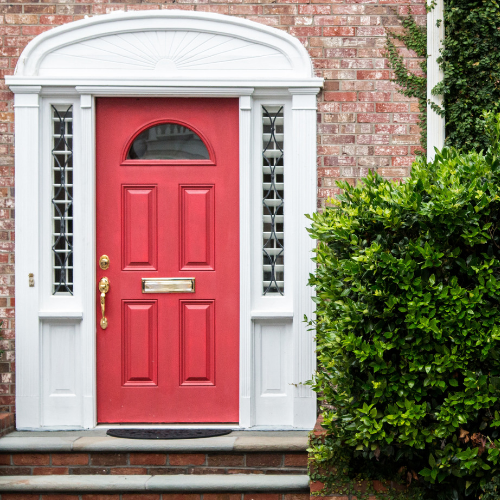 what does the colour of a front door mean