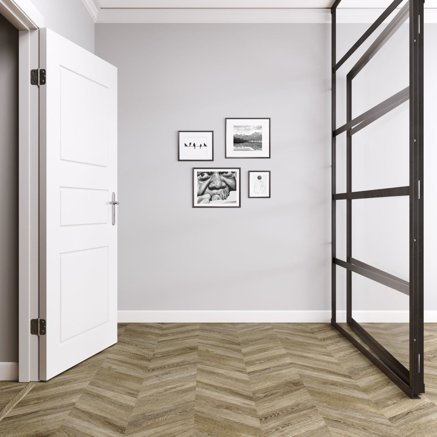 Chevron Flooring