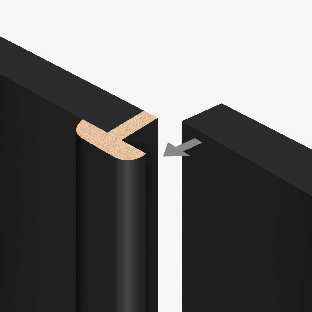 35mm Internal Black Doors