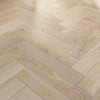 Washed Oak - Herringbone 14mm UV Lacquered Engineered Real Wood Flooring (LIBHB14x90WAS)