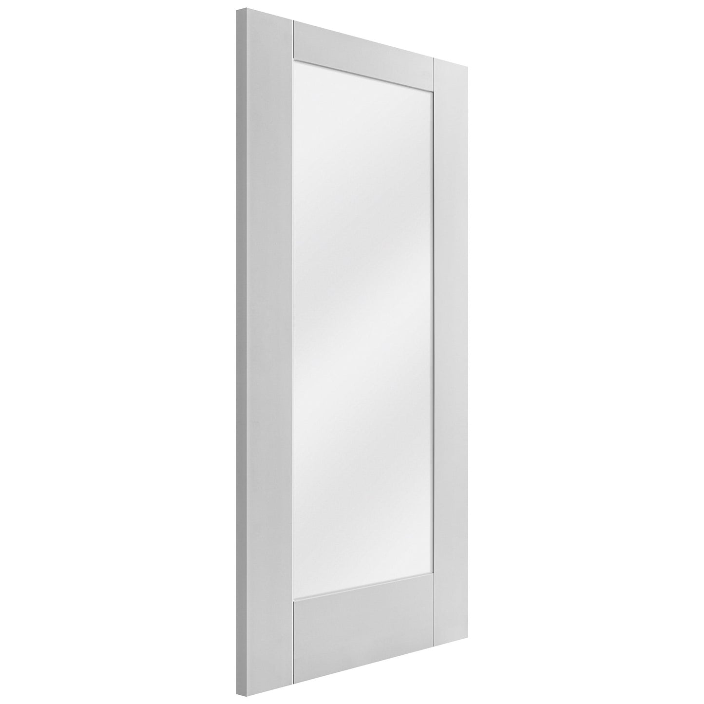 White Internal Primed Pattern 10 Obscure Glass Door (51772)