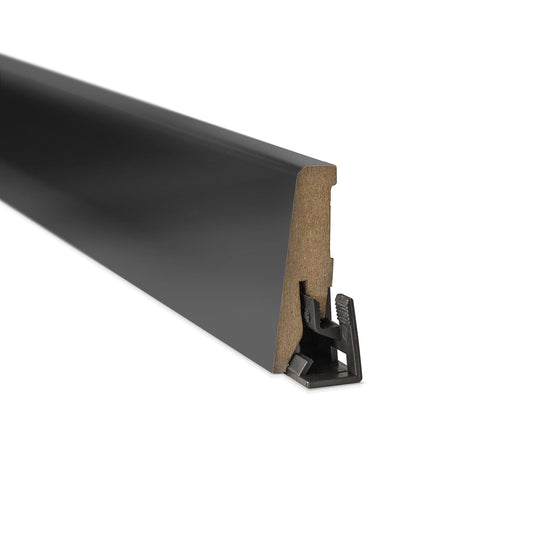 Black - 2.4m High Gloss Skirting Board (51323)