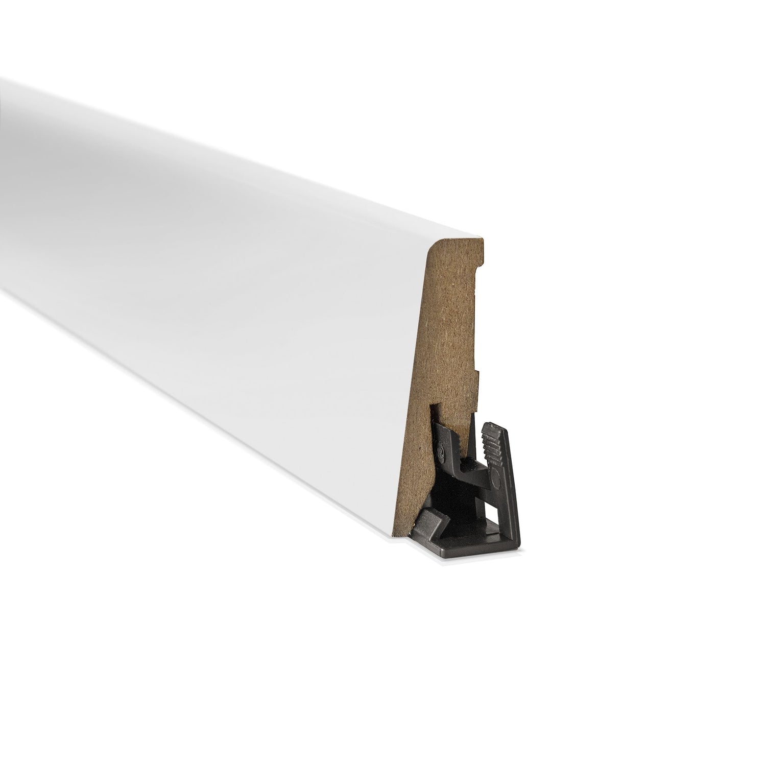 White - 2.4m High Gloss Skirting Board (51324)