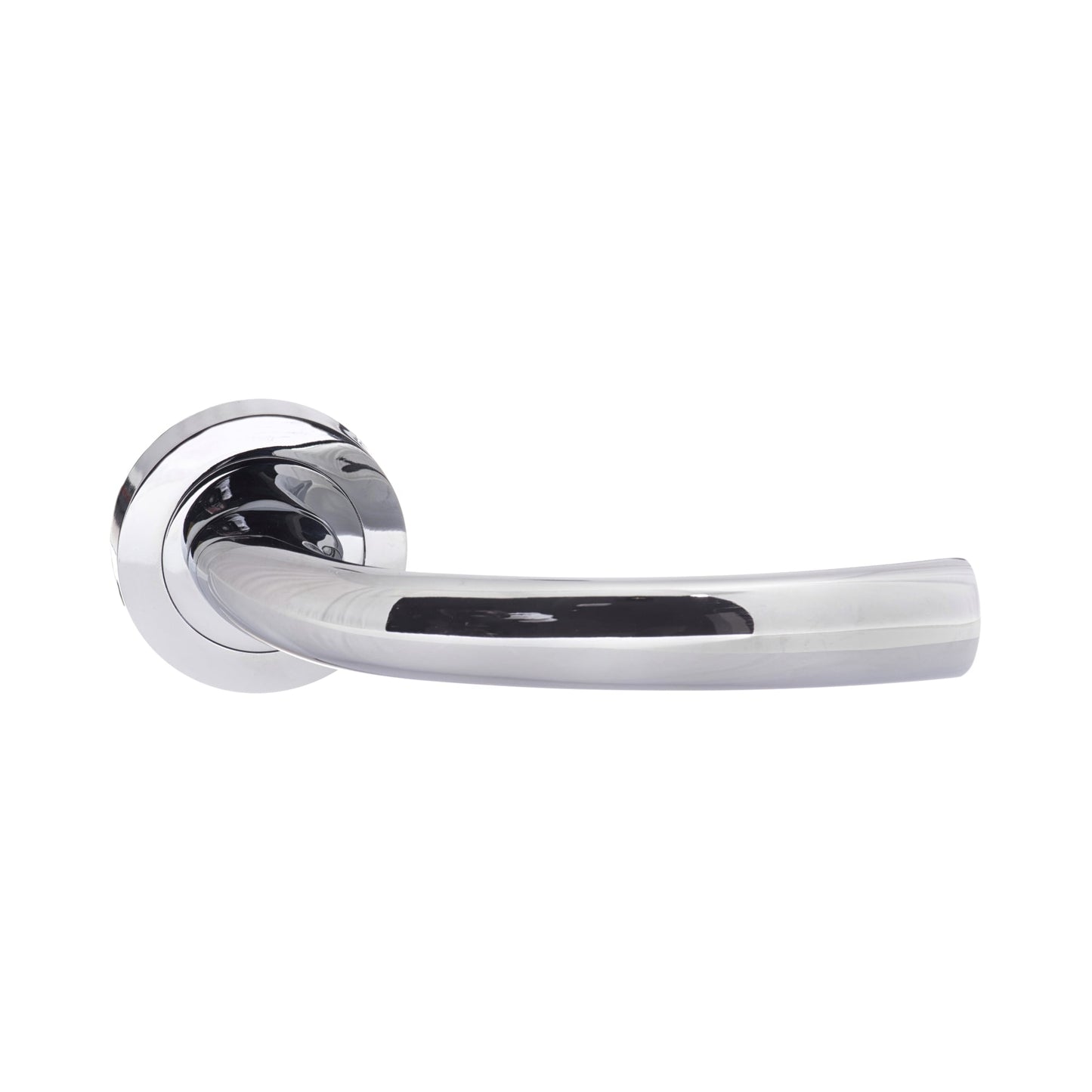 Status Nevada Round Lever Door Handle - Polished Chrome (52221)