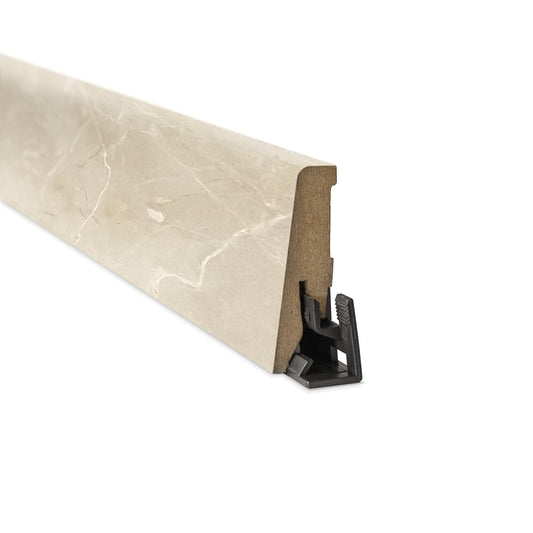 Light Pinto - 2.4m High Gloss Skirting Board (53756)