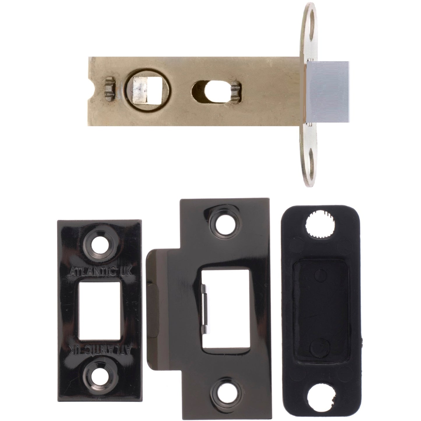 63mm (2.5'') Bolt Through Tubular Latch - Black Nickel (77229)