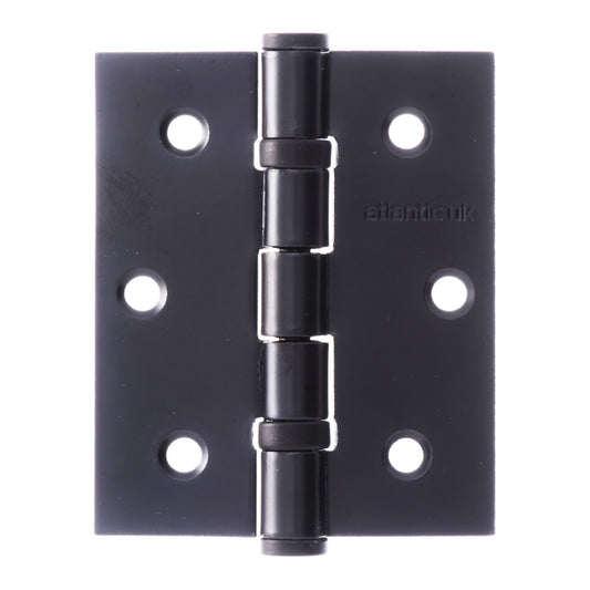 76mm (3'') Ball Bearing Hinge Pair - Matt Black (67882)
