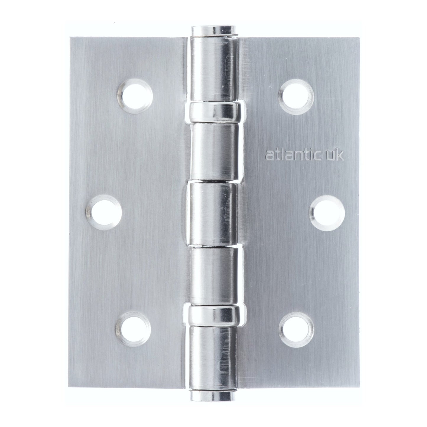 76mm (3'') Ball Bearing Hinge Pair - Satin Chrome (67883)