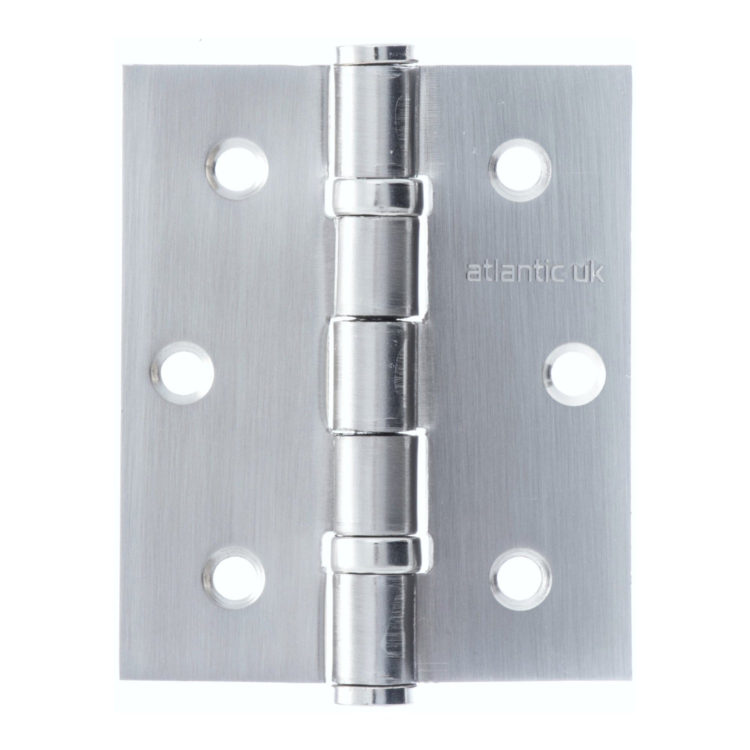 76mm (3'') Ball Bearing Hinge Pair - Satin Chrome (67883)