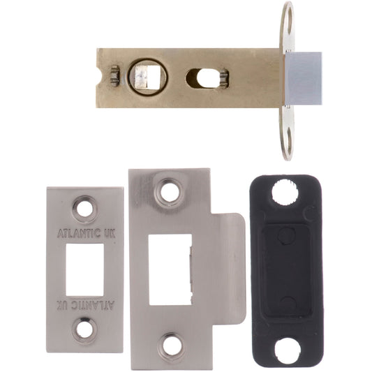 63mm (2.5'') Bolt Through Tubular Latch - Satin Nickel (77236)