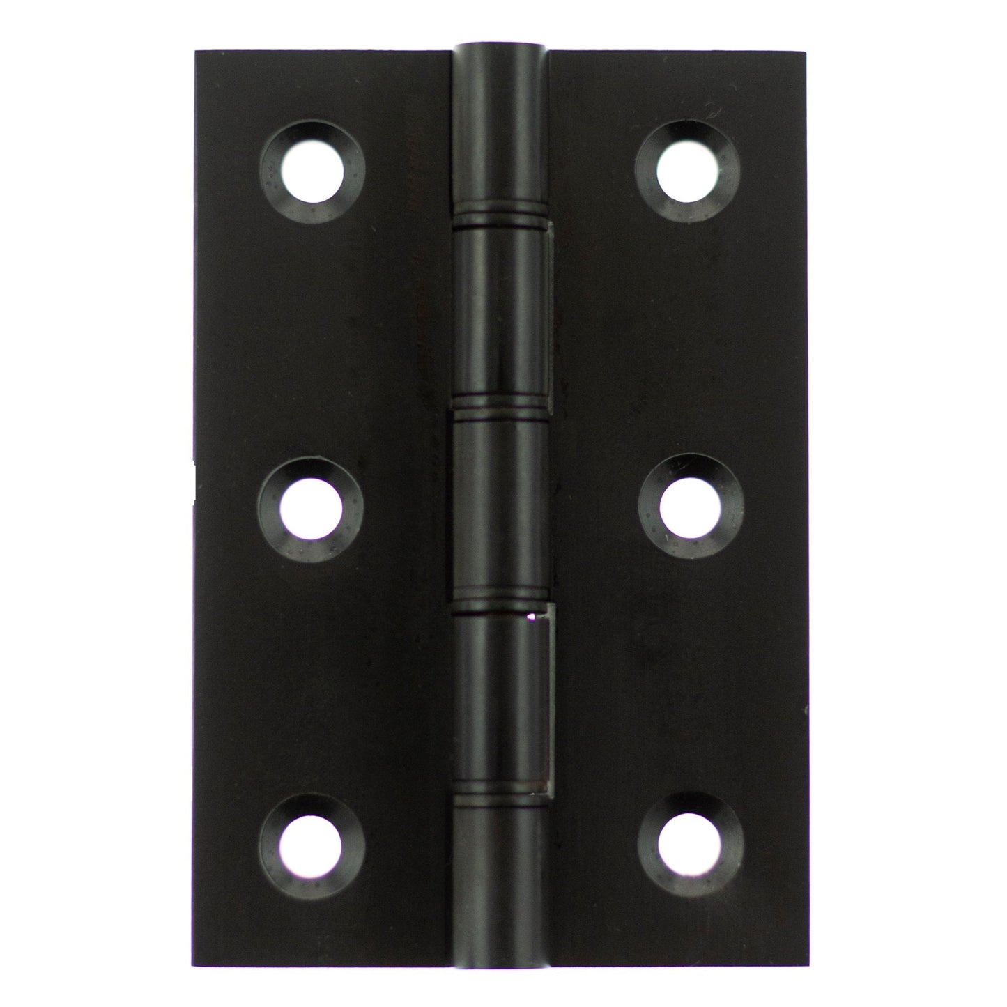75mm (3'') Washered Hinges, Matt Black (AWH3222MB)