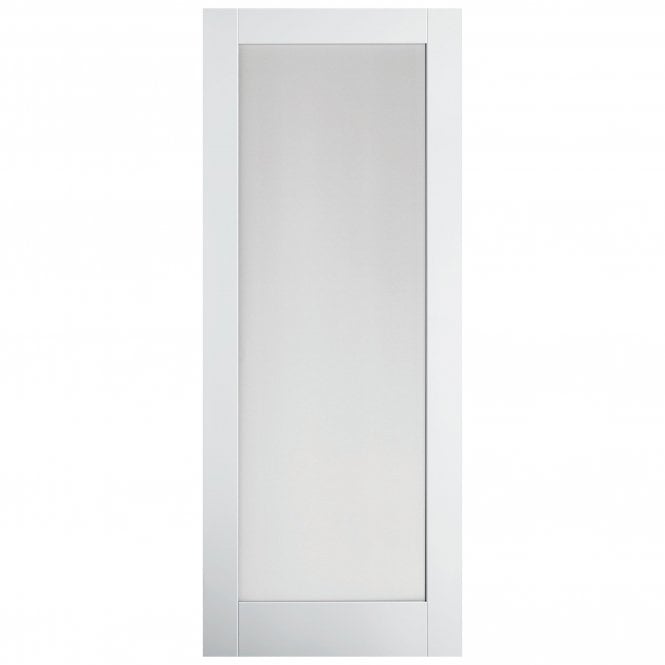 White Internal Primed Customisable Moda 1 Light Clear Glass Door (85805)