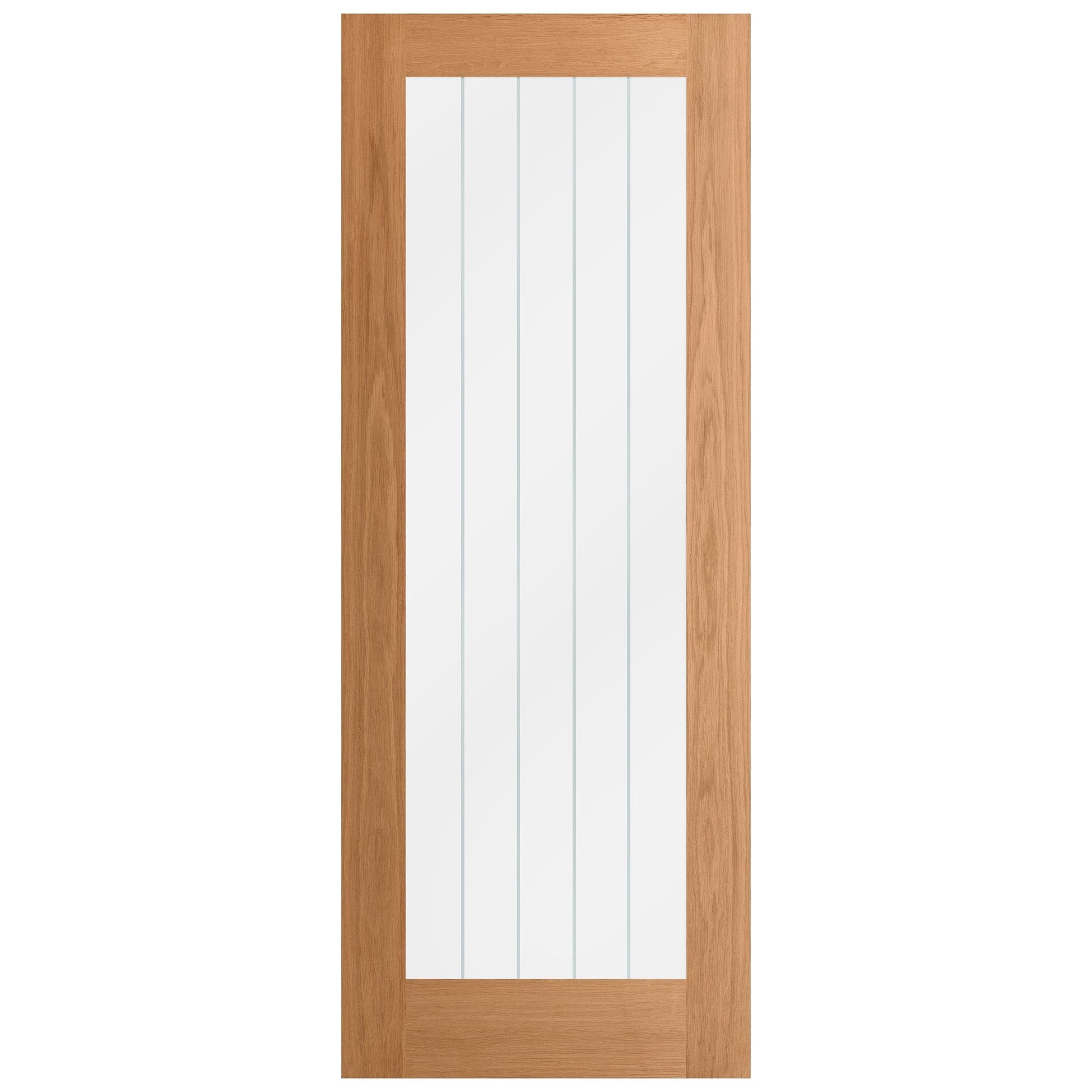 Leader Trade Internal Oak Fully Finished Pattern 10 Glazed Door (HOWOGENG)