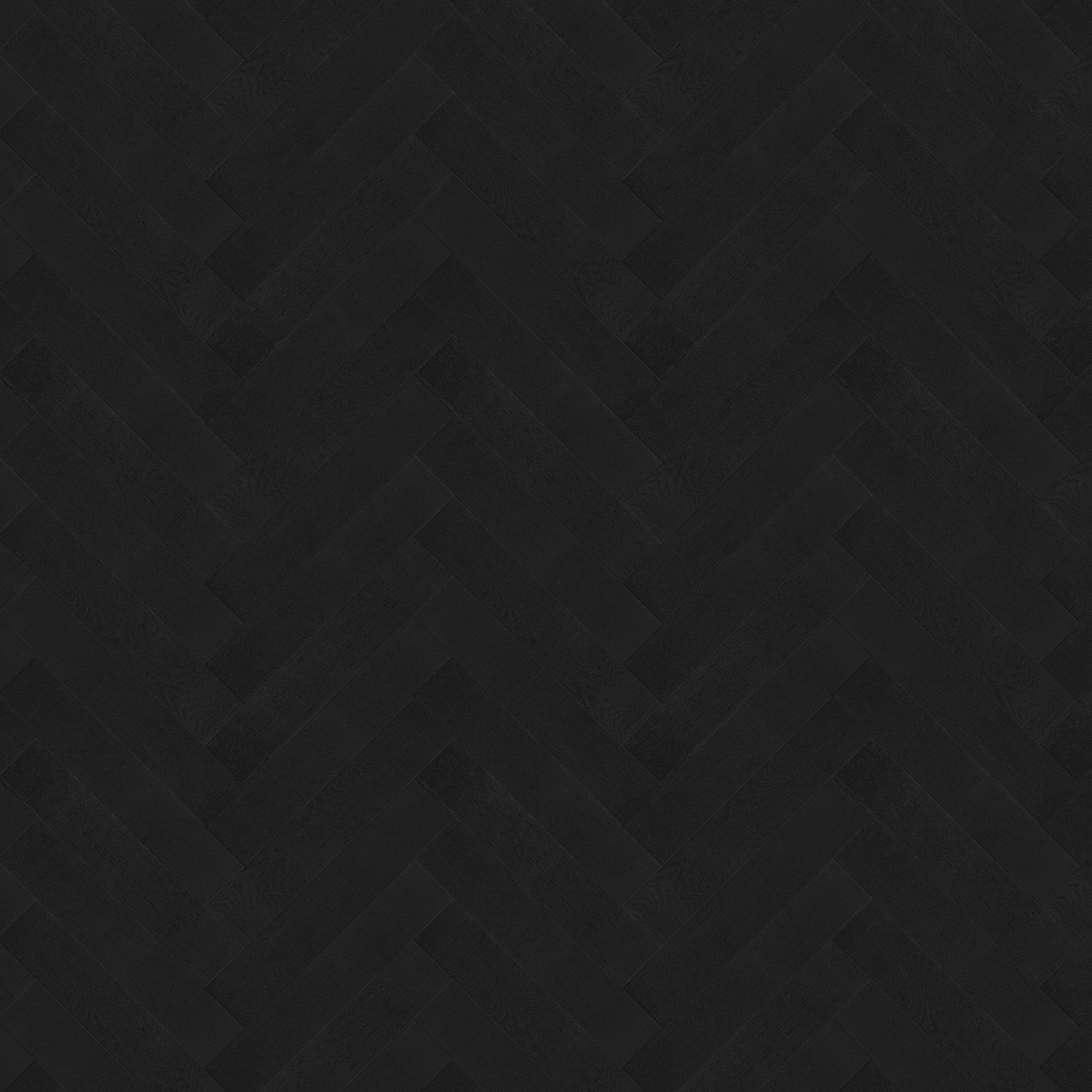 Midnight Black Oak - Herringbone Parquet 14mm Matt UV lacquer Engineered Real Wood Flooring (89995)