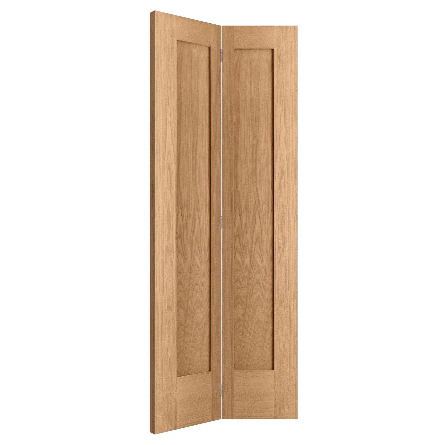 Oak Internal Unfinished Bi-fold Pattern 10 2 Panel Door (108135)