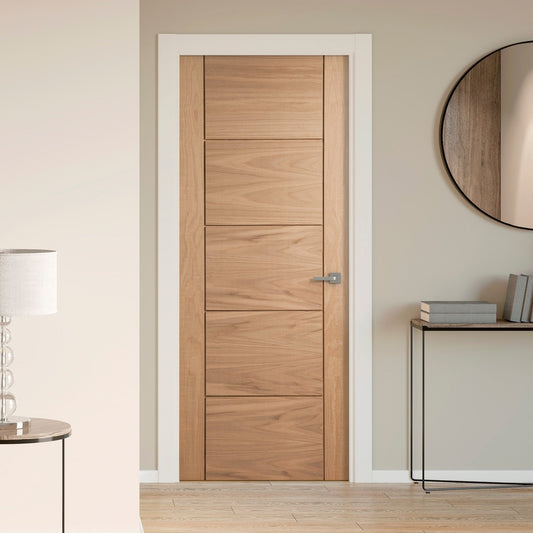 Oak Internal Unfinished Parma 5 Panel FD30 Fire Door (93637)