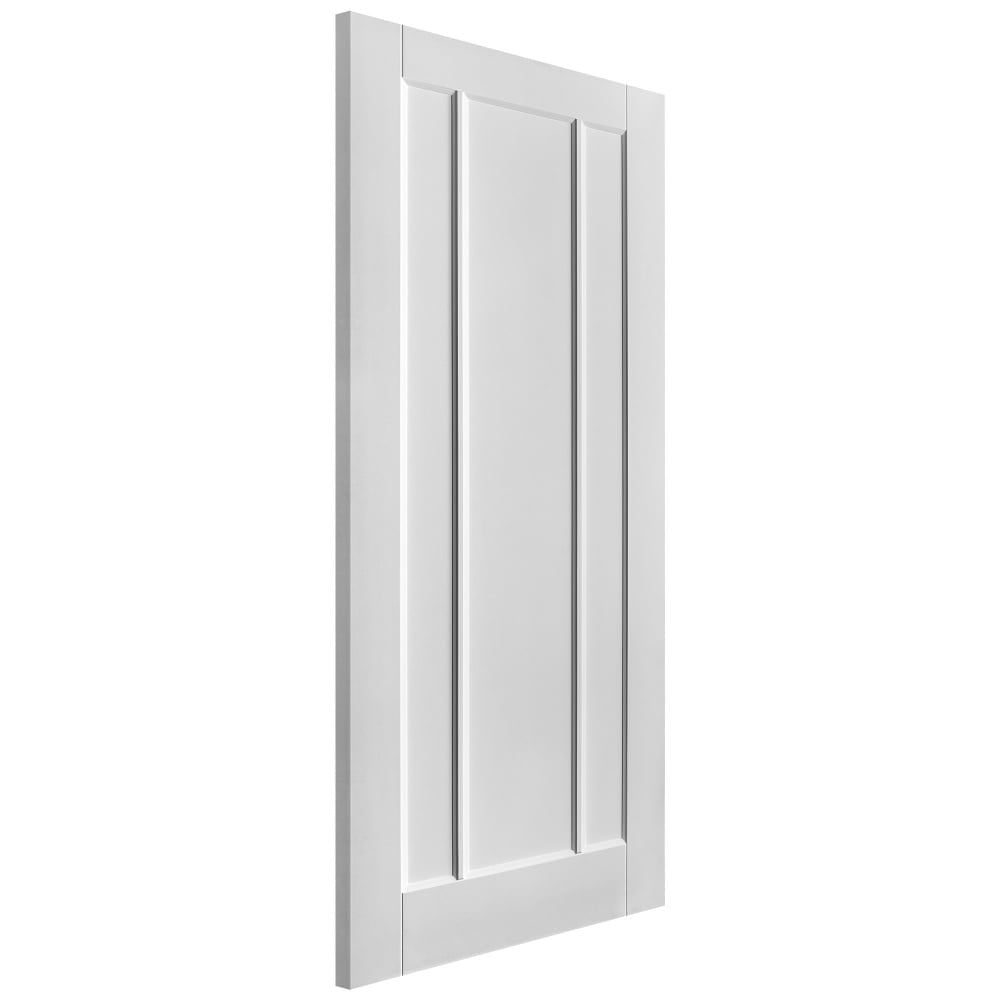 White Internal Primed Toledo 3 Panel Fire Door (115601)