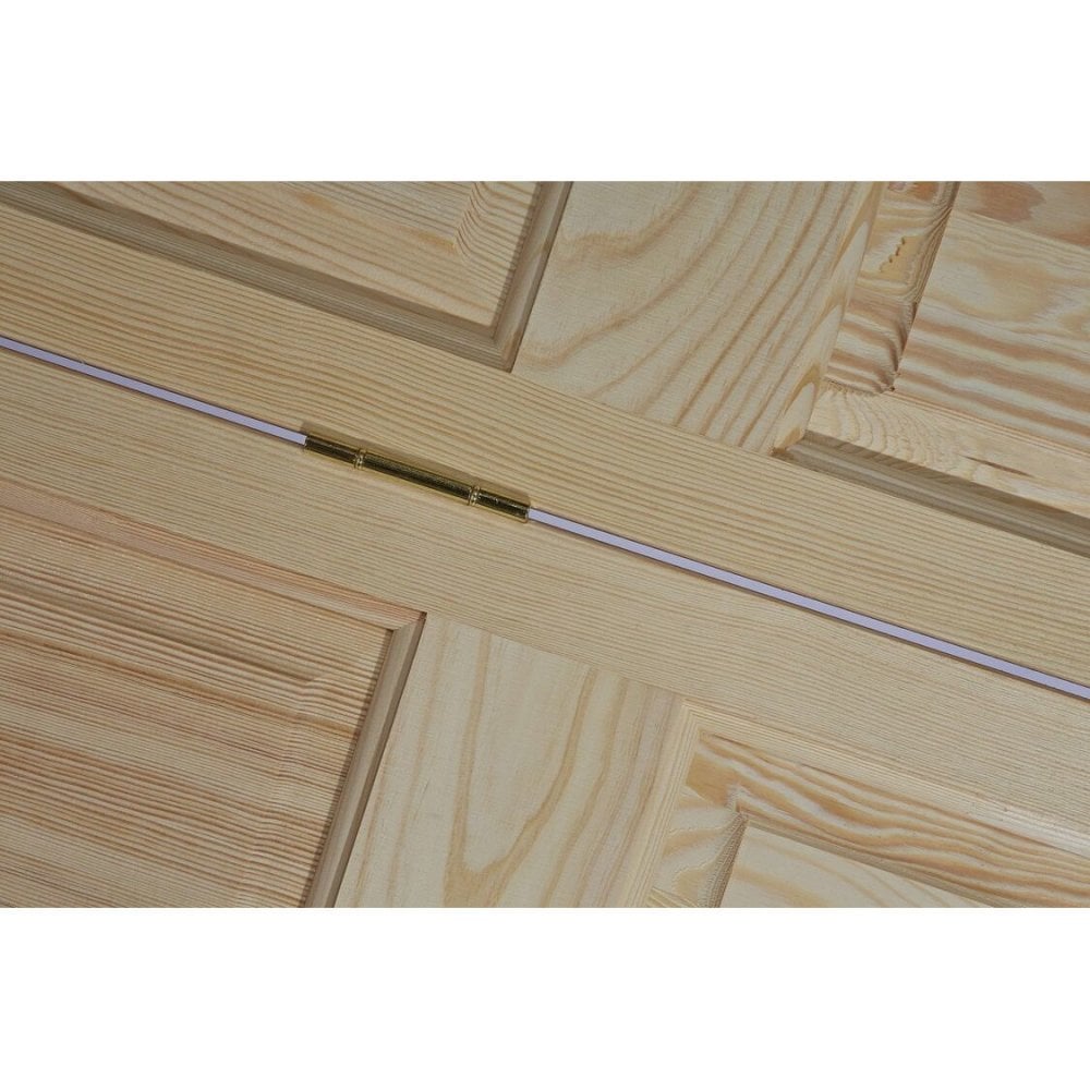 Clear Pine Internal Unfinished Malton 4 Panel Bi-Fold Door (115799)