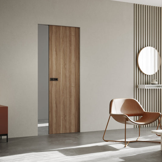 100mm Ermetika Absolute EvoKit Single Frameless Pocket Door System (118489)