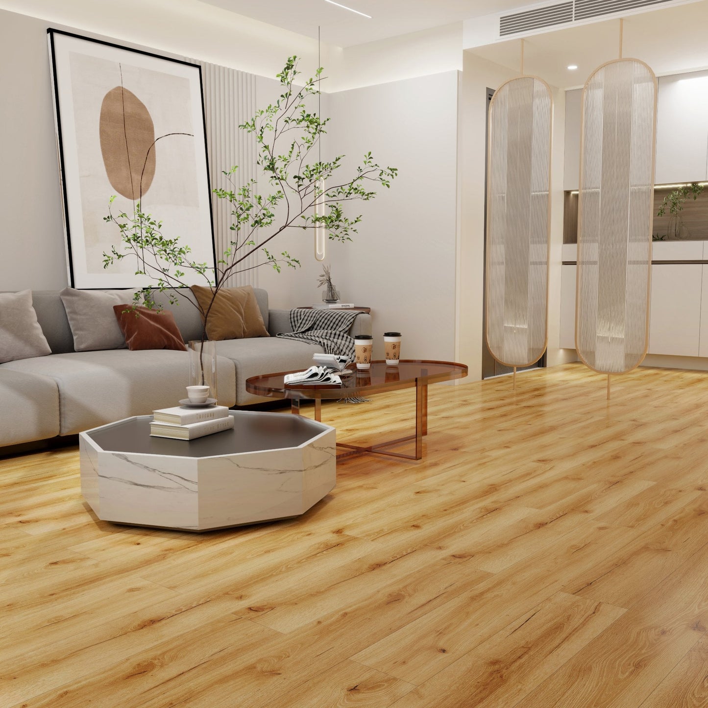 Liberty Floors | 5mm Luxury Rustic Oak Engineered Sample - SKU-305099 - SPC-LSP-002