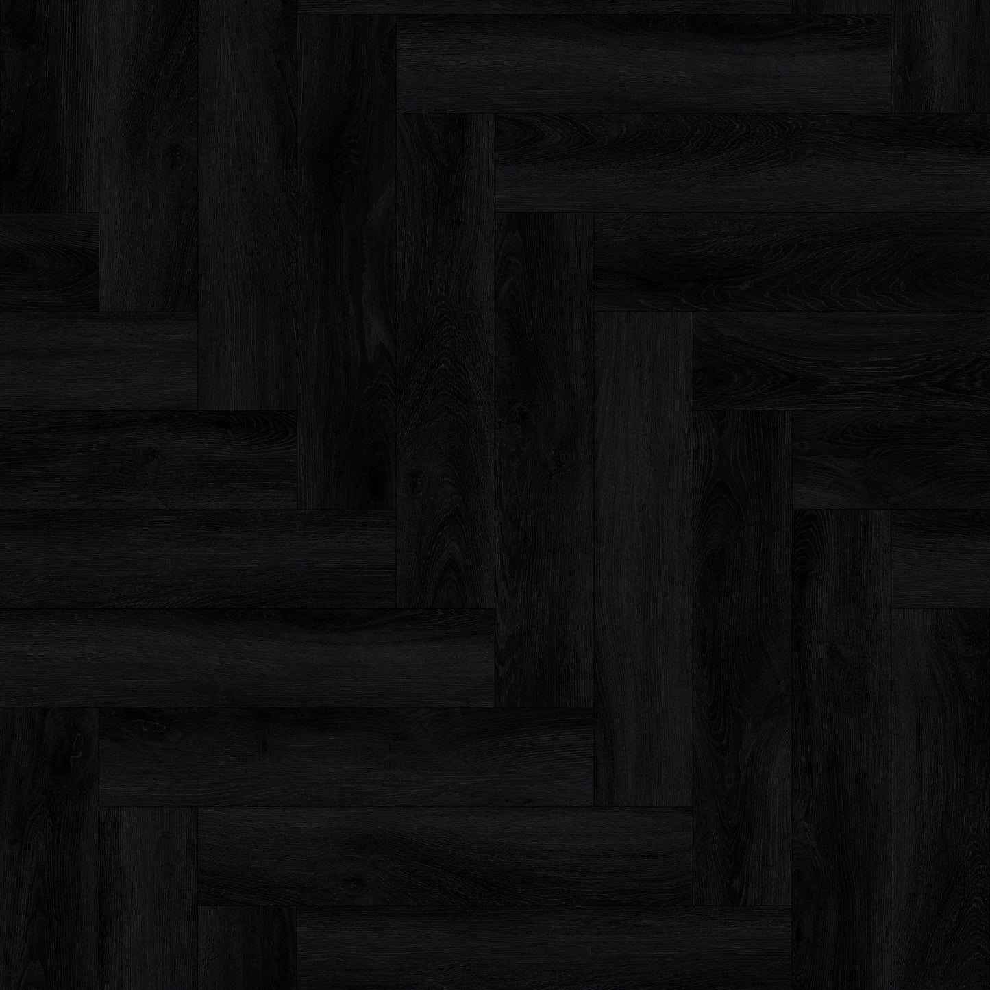 Liberty Floors | 5.5mm Herringbone Carbon Oak Engineered Sample - SKU-305109 - SPC-HB-006