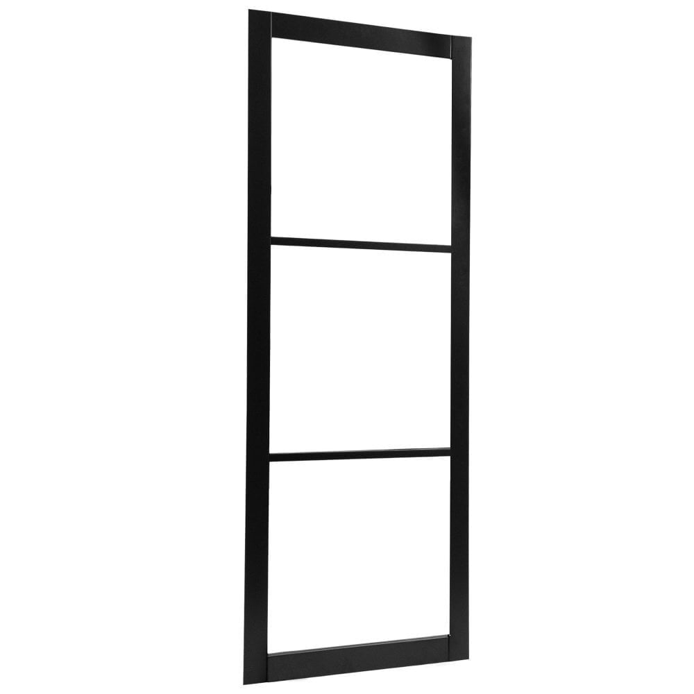 Internal Primed Industrial 2.0 Lifestyle 3 Light Clear Glass Door (119805)