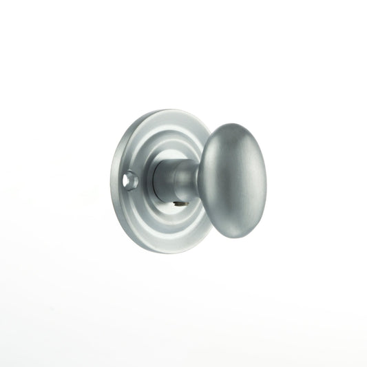 Old English WC Turn & Release Knob - Satin Chrome (119785)