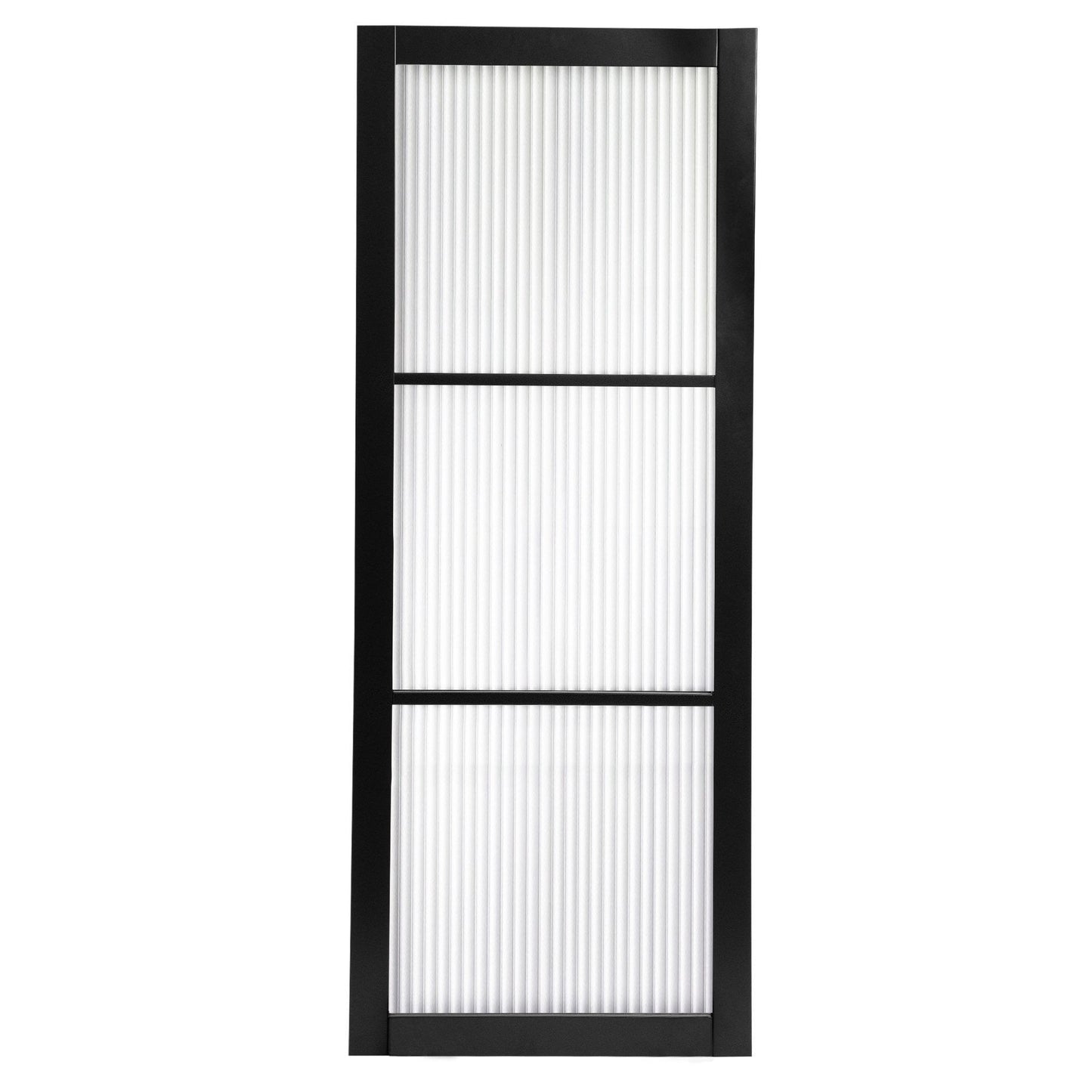 Internal Primed Industrial 2.0 Lifestyle 3 Light Reeded Glass Door (119738)