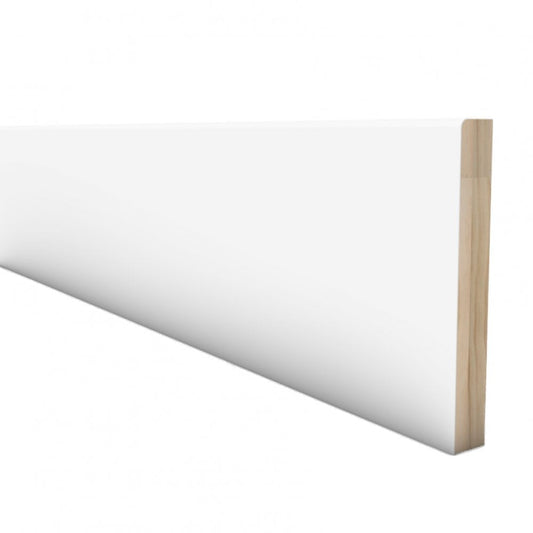 White - 2.4m Painted Medium Base Moulding (120104)