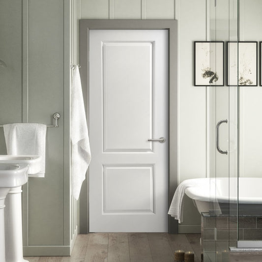 White Lifestyle Internal Moulded Smooth Caprice 2 Panel Door (118971)