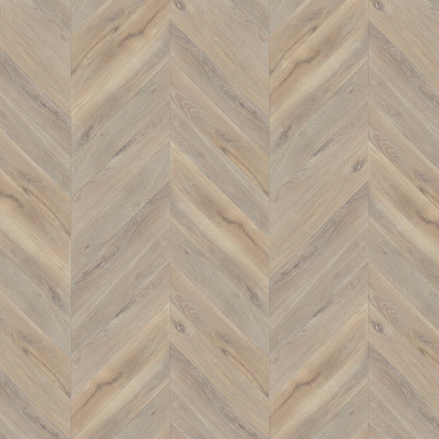 White Oak Smoked - Chevron 15mm Brushed UV oil Engineered Real Wood Flooring (119851)