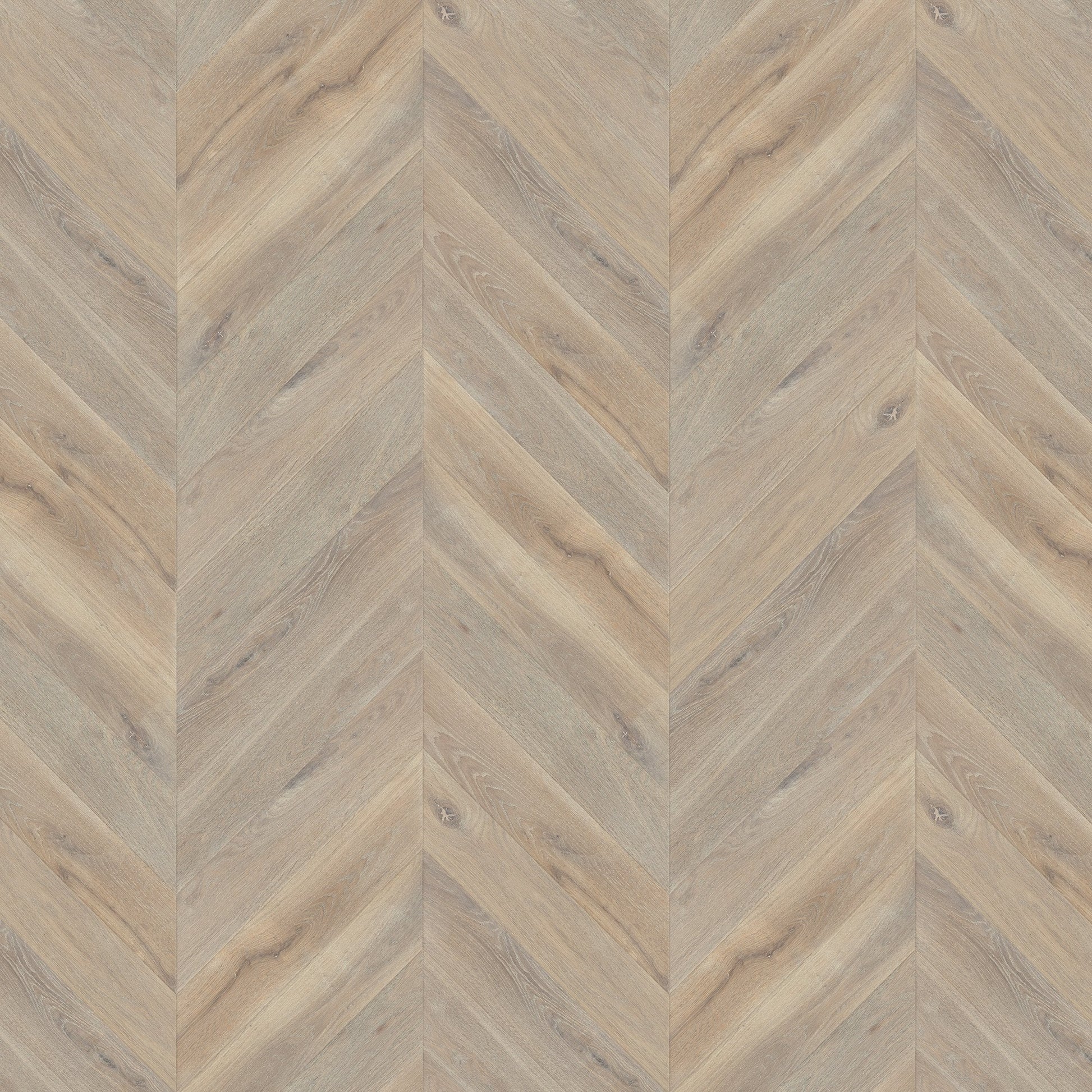 White Oak Smoked - Chevron 15mm Brushed UV oil Engineered Real Wood Flooring (119851)