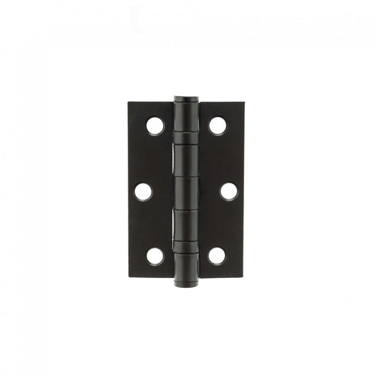 75mm (3'') Ball Bearing Hinge Pair - Matt Black (120644)