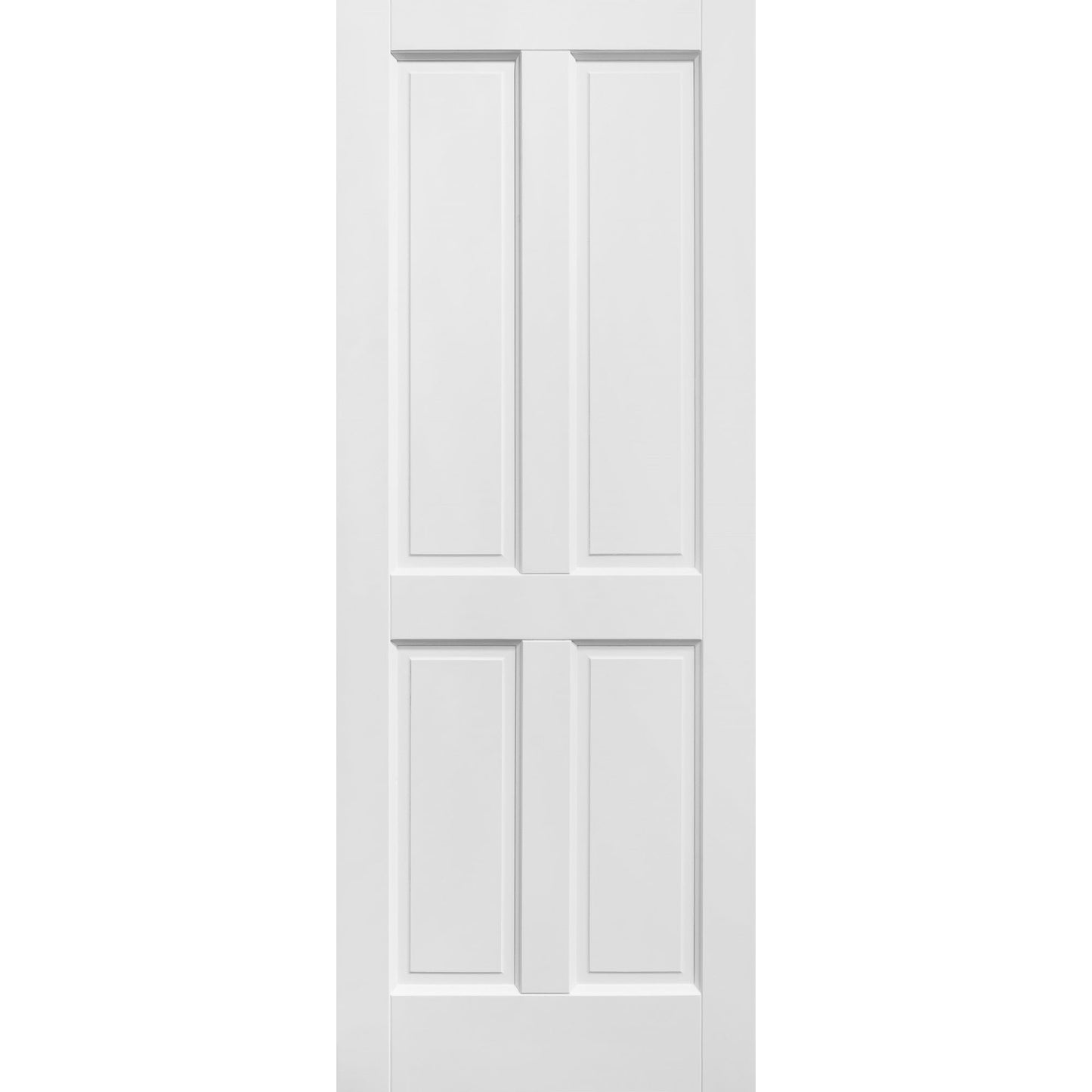 White Internal Primed Berkeley 4 Panel Made-to-Measure Door (120503)
