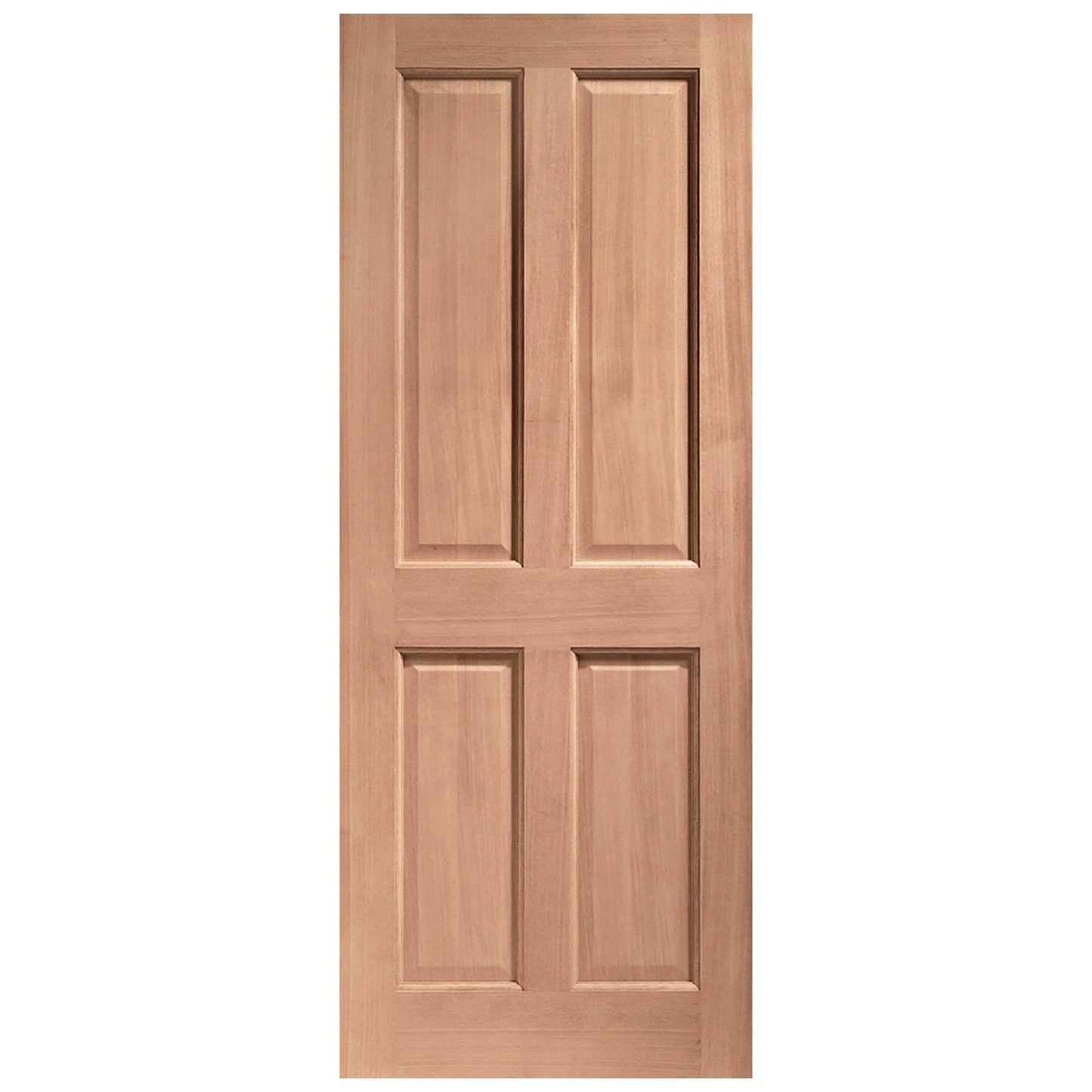 Unfinished Hardwood External 4 Panel Door (EXTHW4P)