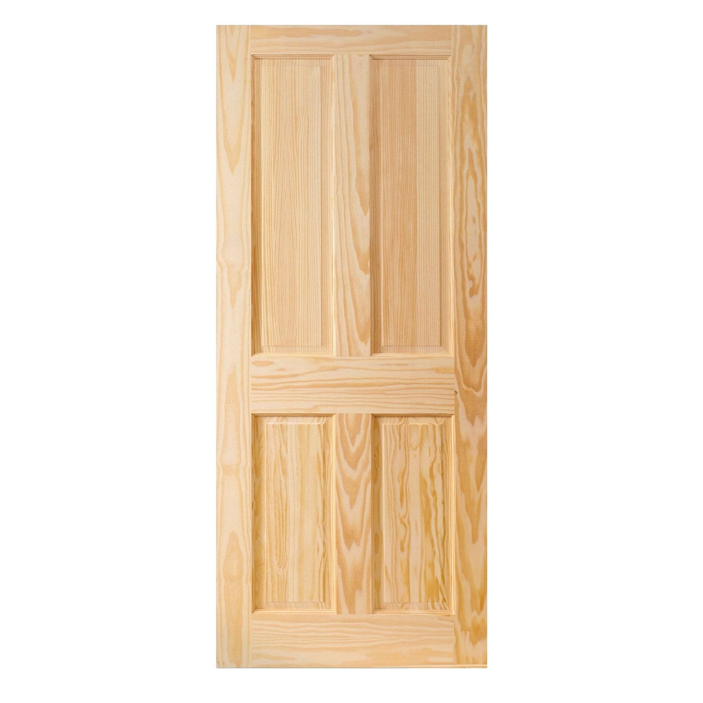 Clear Pine Internal Unfinished Malton 4 Panel Door (93646)