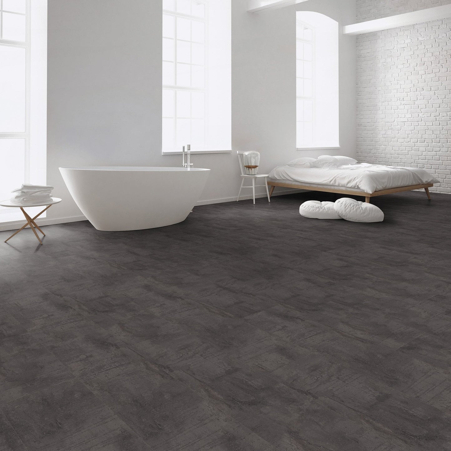 Kaindl | AQUApro Metal Rusty Iron Ocean Tile 8mm Laminate Sample (SKU-342174)