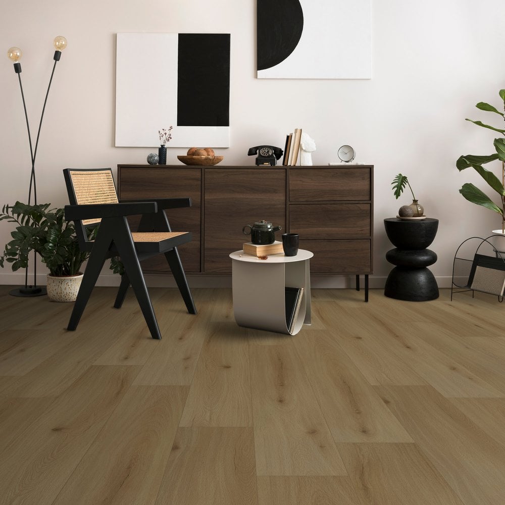 Sunlit Oak - Comfort Luxe Plus 12mm Laminate Flooring (122140)