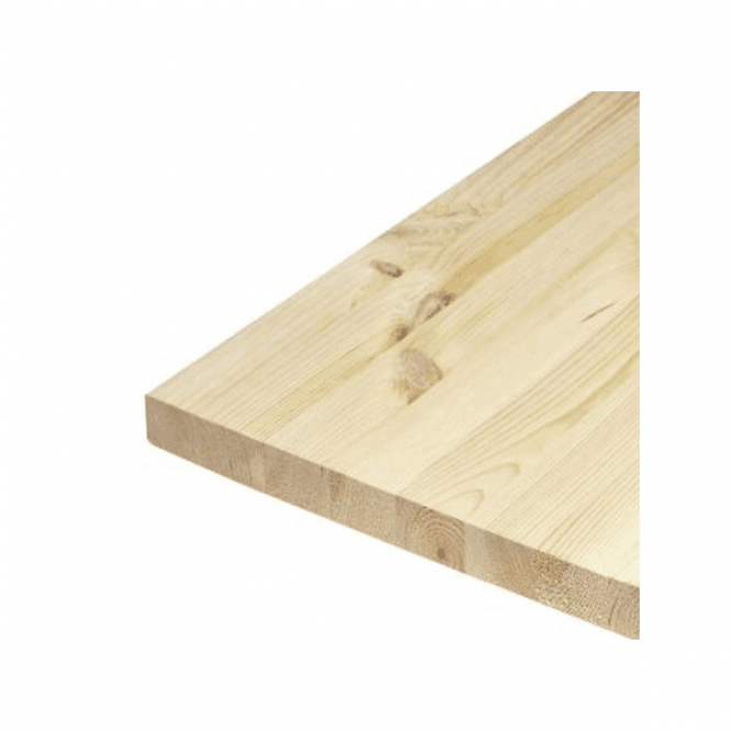 Solid Redwood Pine 27mm Furniture Board, Redwood Pine