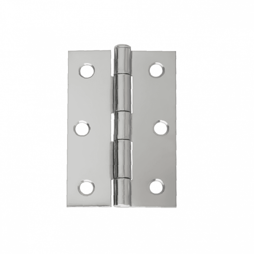 75mm (3") Loose Pin Butt Hinge Pair - Polished Chrome (50728)