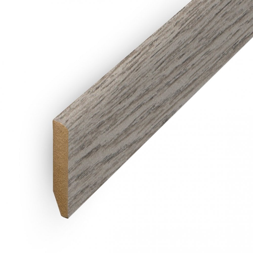Medium Grey - 2.4m Round Pencil Laminate Skirting Board (84931)