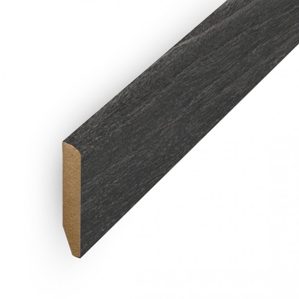 Dark Grey - 2.4m Round Pencil Laminate Skirting Board (84937)