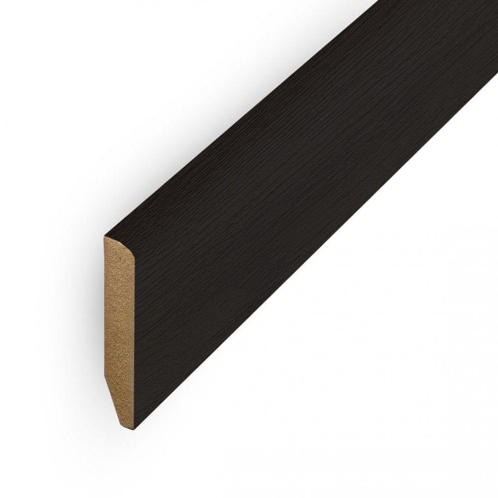 Black - 2.4m Roud Pencil Skirting Board (84895)