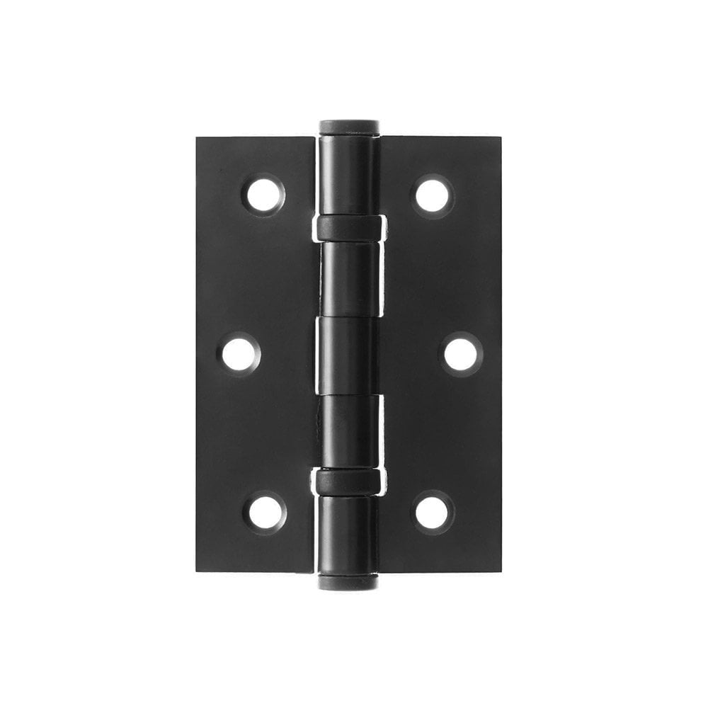75mm (3") Ball Bearing Hinge Pair - Matt Black (84944)