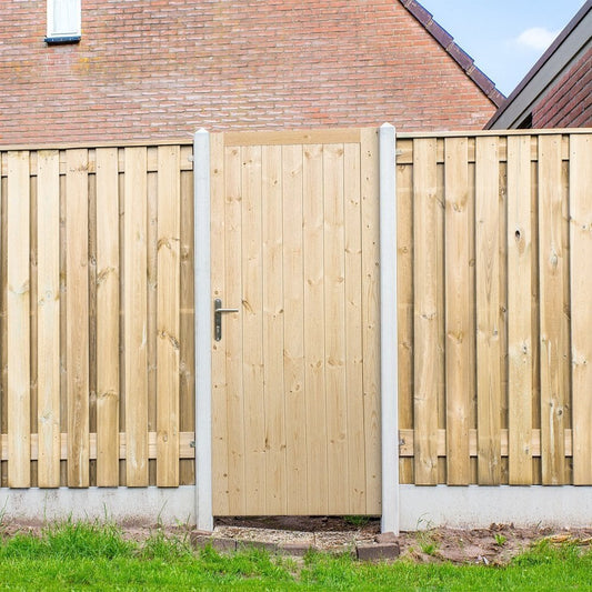 External Solid Pine Unfinished Framed, Ledged & Braced Gate (LOLFLB)