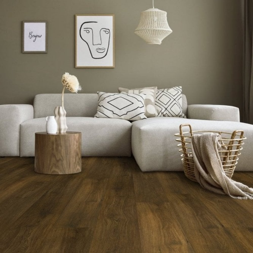 Warm Sable Oak - Comfort Luxe Plus 12mm Laminate Sample (SKU-343973)