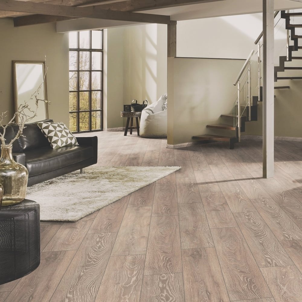 Krono Original | Boulder Oak - Eurohome Vario+ 12mm Laminate Sample - 5542 (SKU-344624)