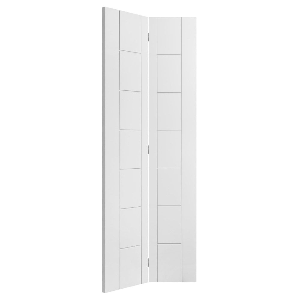 White Internal Primed Pedrena Bi-Fold Door (110296)